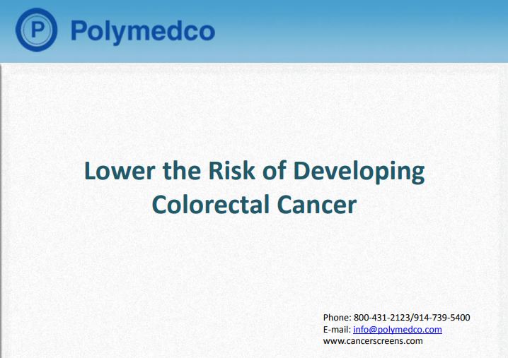 Lower the Risk of Developing Colorectal Cancer